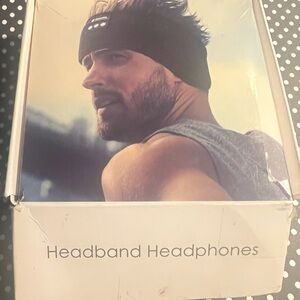 NEW Gray Bluetooth Headband with Ultra Thin HD Stereo Speakers